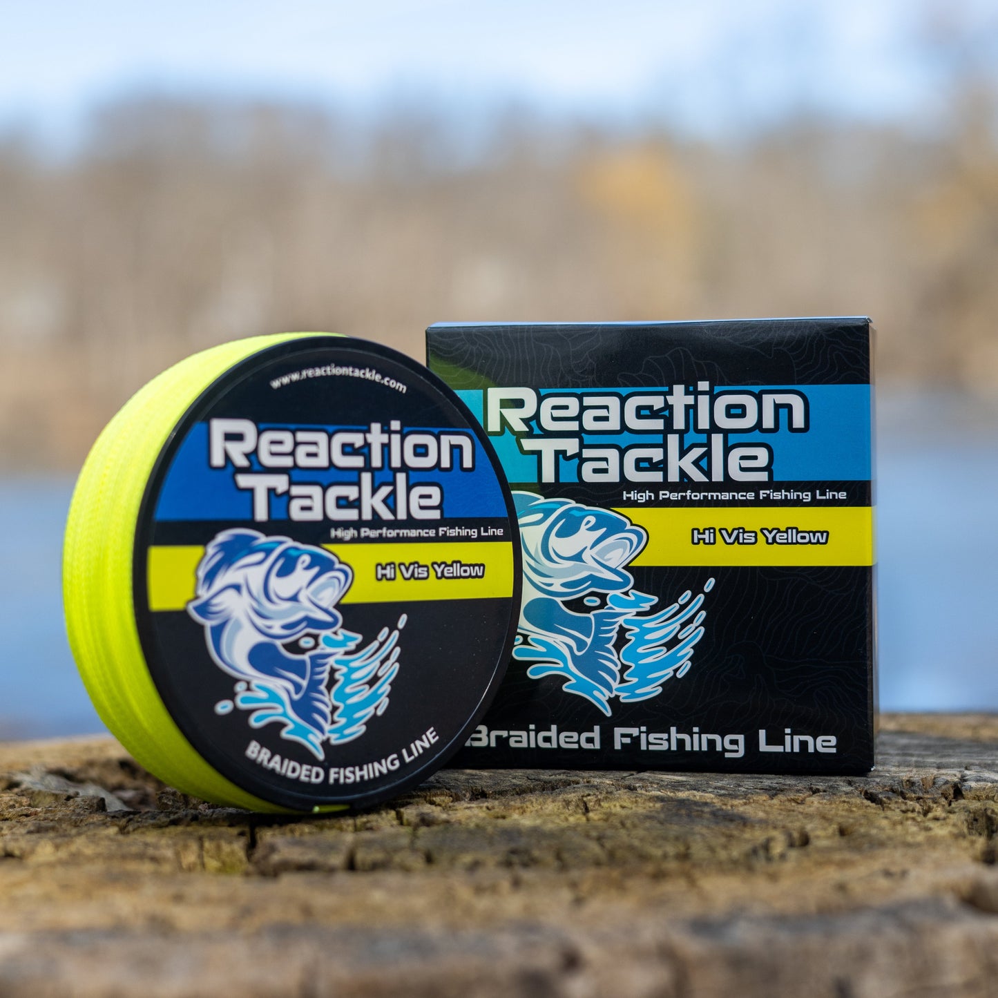 Reaction Tackle High-Visibility Braided Fishing Line