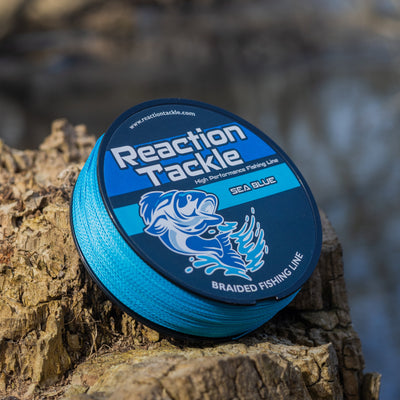 Reaction Tackle Premium Braided Fishing Line - Ocean Blue