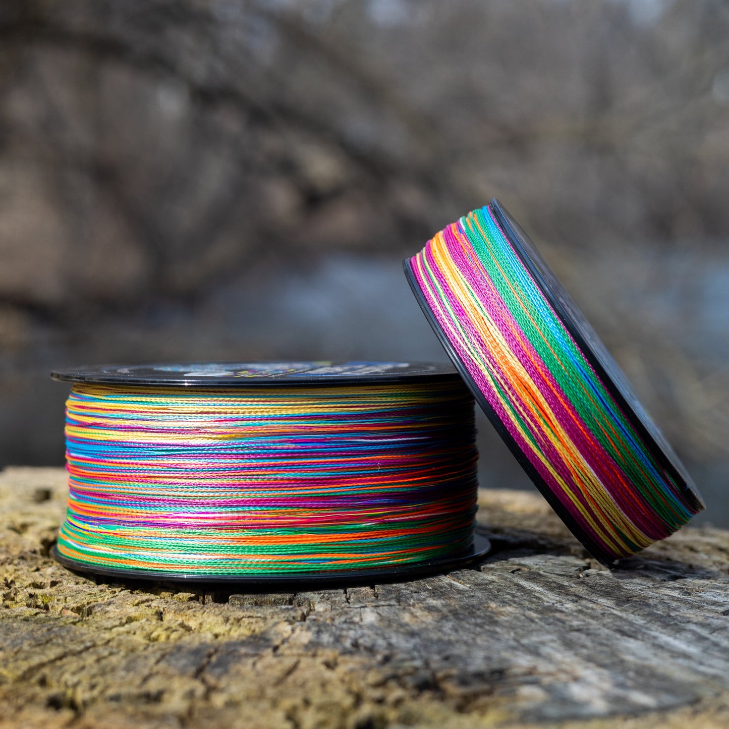 Línea de Pesca Trenzada Multicolor Reaction Tackle