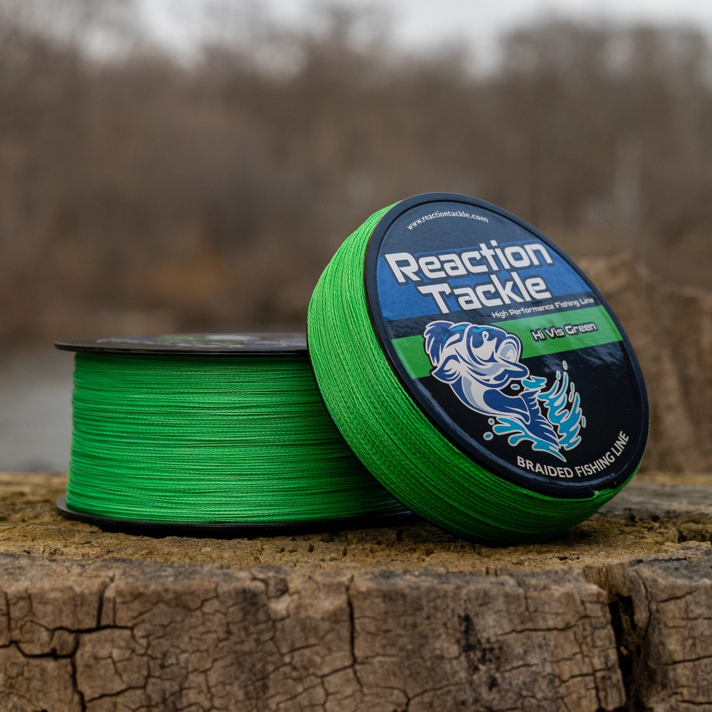 Línea de Pesca Trenzada de Alta Visibilidad Reaction Tackle