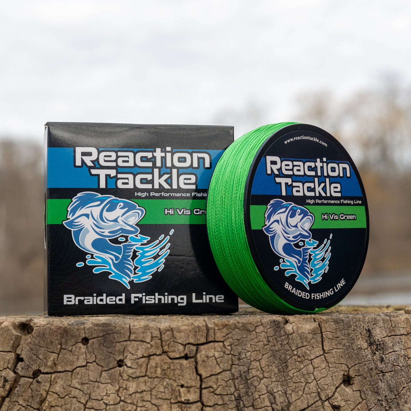 Línea de Pesca Trenzada de Alta Visibilidad Reaction Tackle