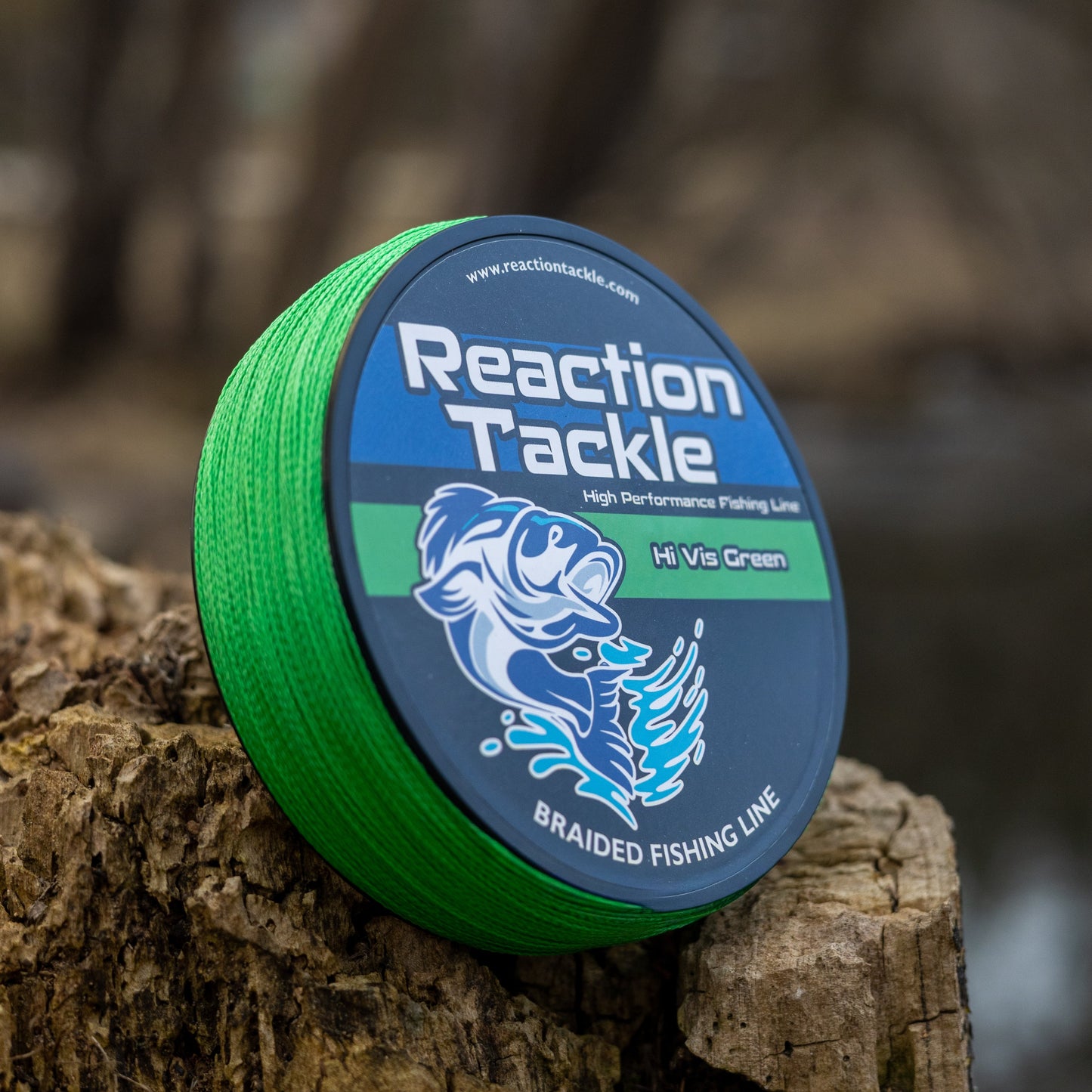 Línea de Pesca Trenzada de Alta Visibilidad Reaction Tackle