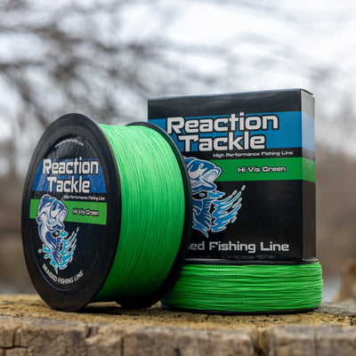 Reaction Tackle High-Visibility Braided Fishing Line