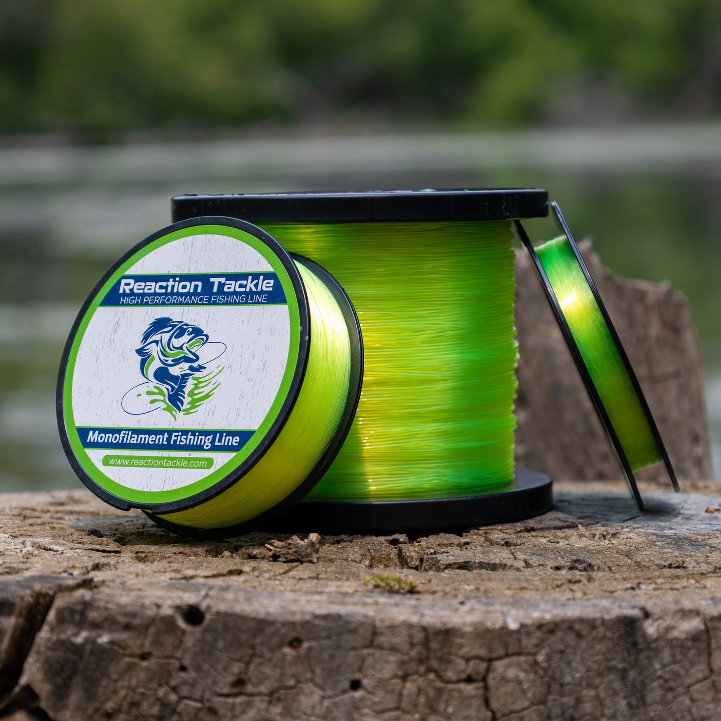 Premium Reaction Tackle Monofilament Fishing Line - Strong & Versatile