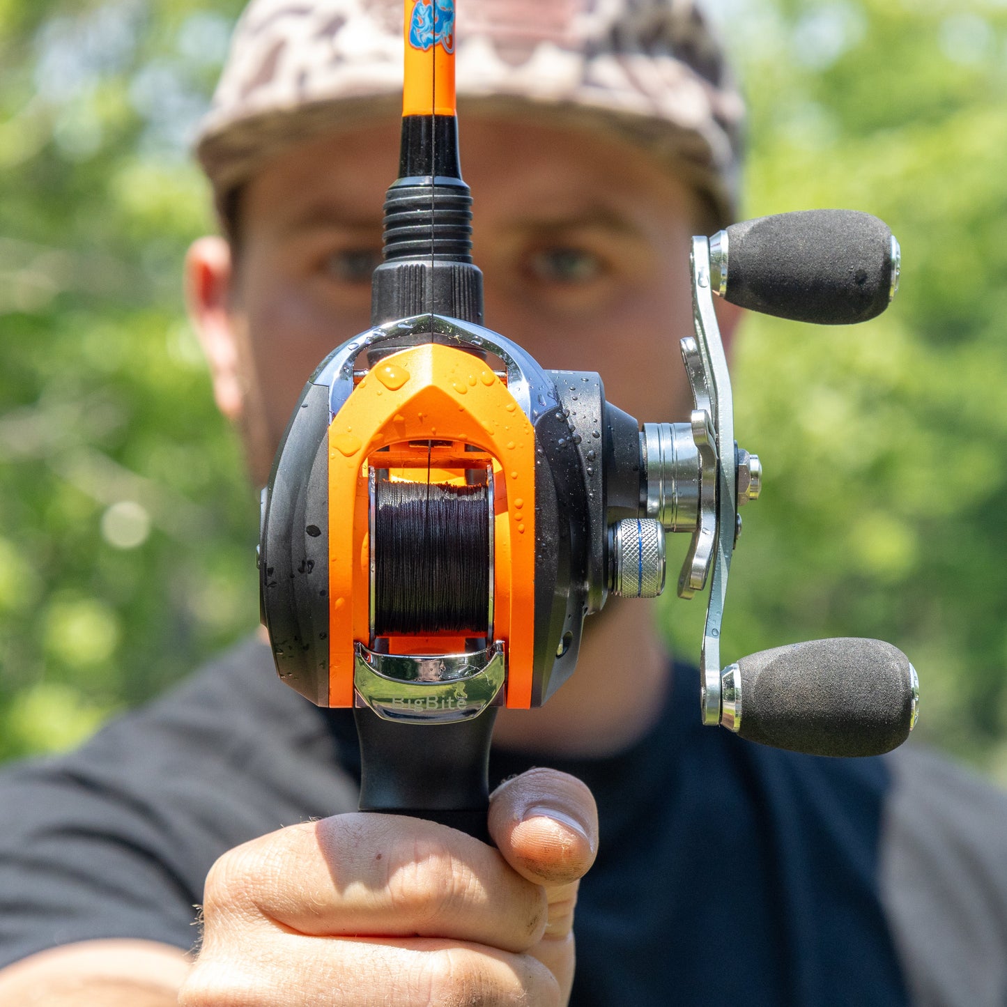 Línea de pesca trenzada Reaction Tackle X8 - Sin decoloración, negra, 8 hebras - NUEVA