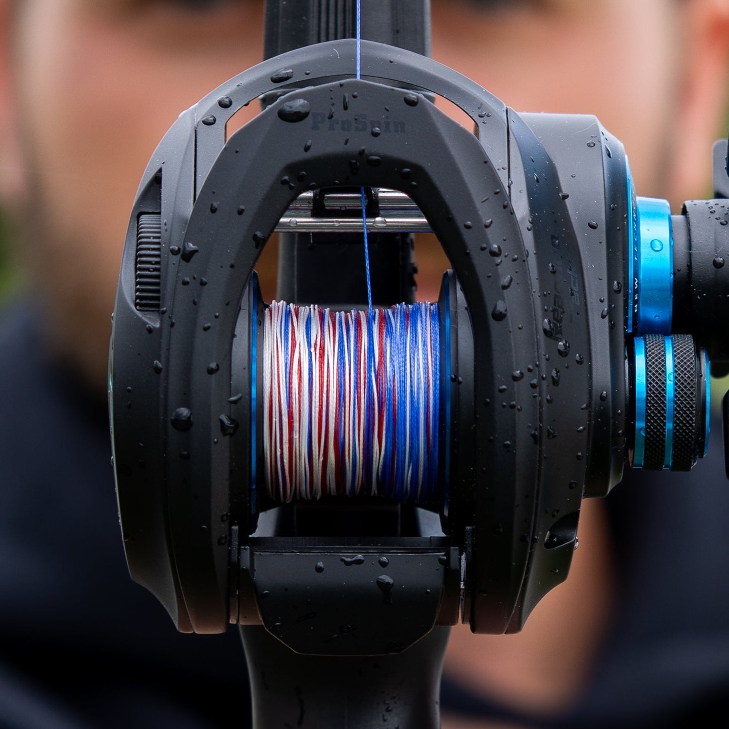 Línea de pesca trenzada Reaction Tackle X8 - Camuflaje estadounidense, 8 hebras - NUEVA