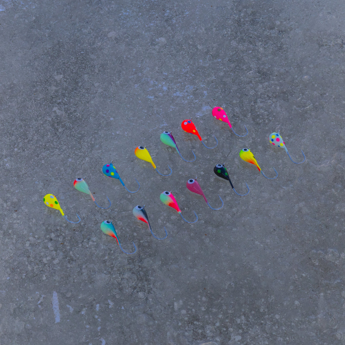 Premium Tungsten Ice Fishing Jigs for All Species