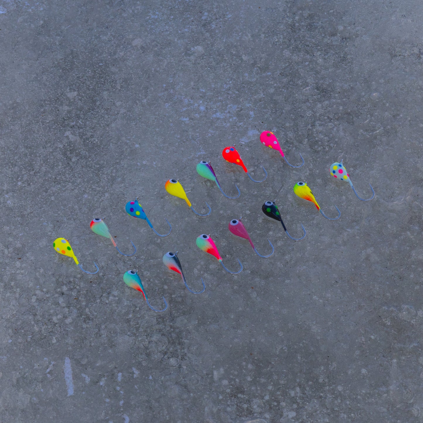 Premium Tungsten Ice Fishing Jigs for All Species