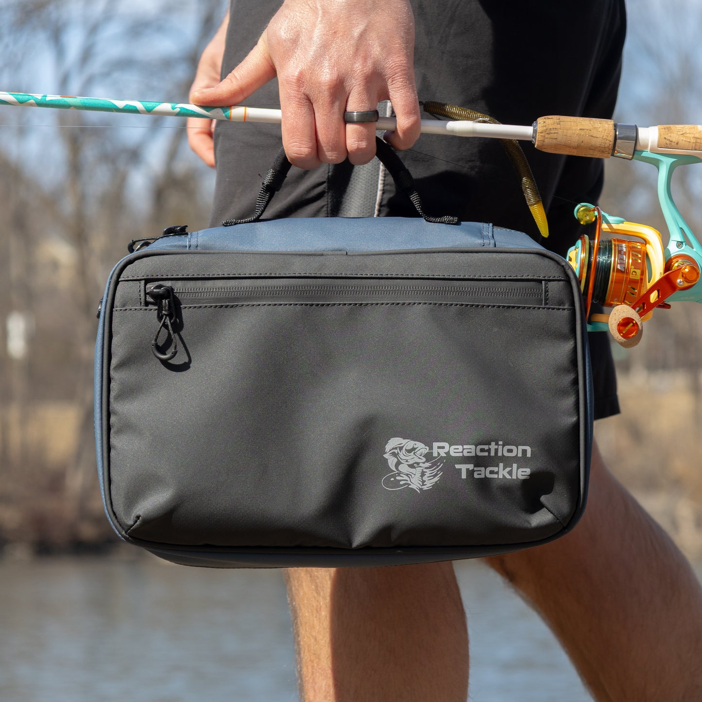 Carpeta de cebo y almacenamiento de aparejos a prueba de salpicaduras Reaction Tackle - Nuevo