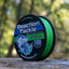 Ligne de pêche tressée verte haute visibilité Reaction Tackle X8 - 8 brins