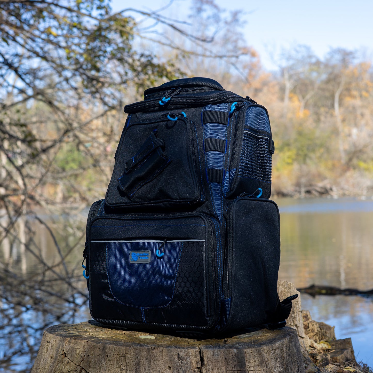 Reaction Tackle Premium Fishing Backpack with 4 Trays Included - Korvel