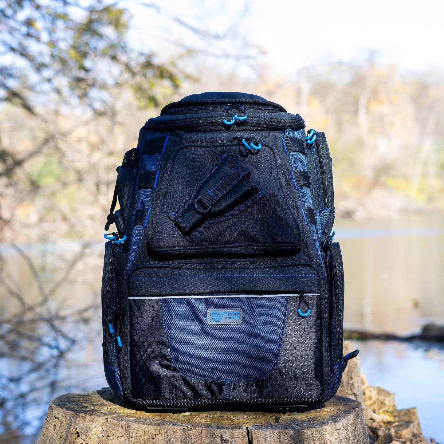 Reaction Tackle Premium Fishing Backpack with 4 Trays Included - Korvel