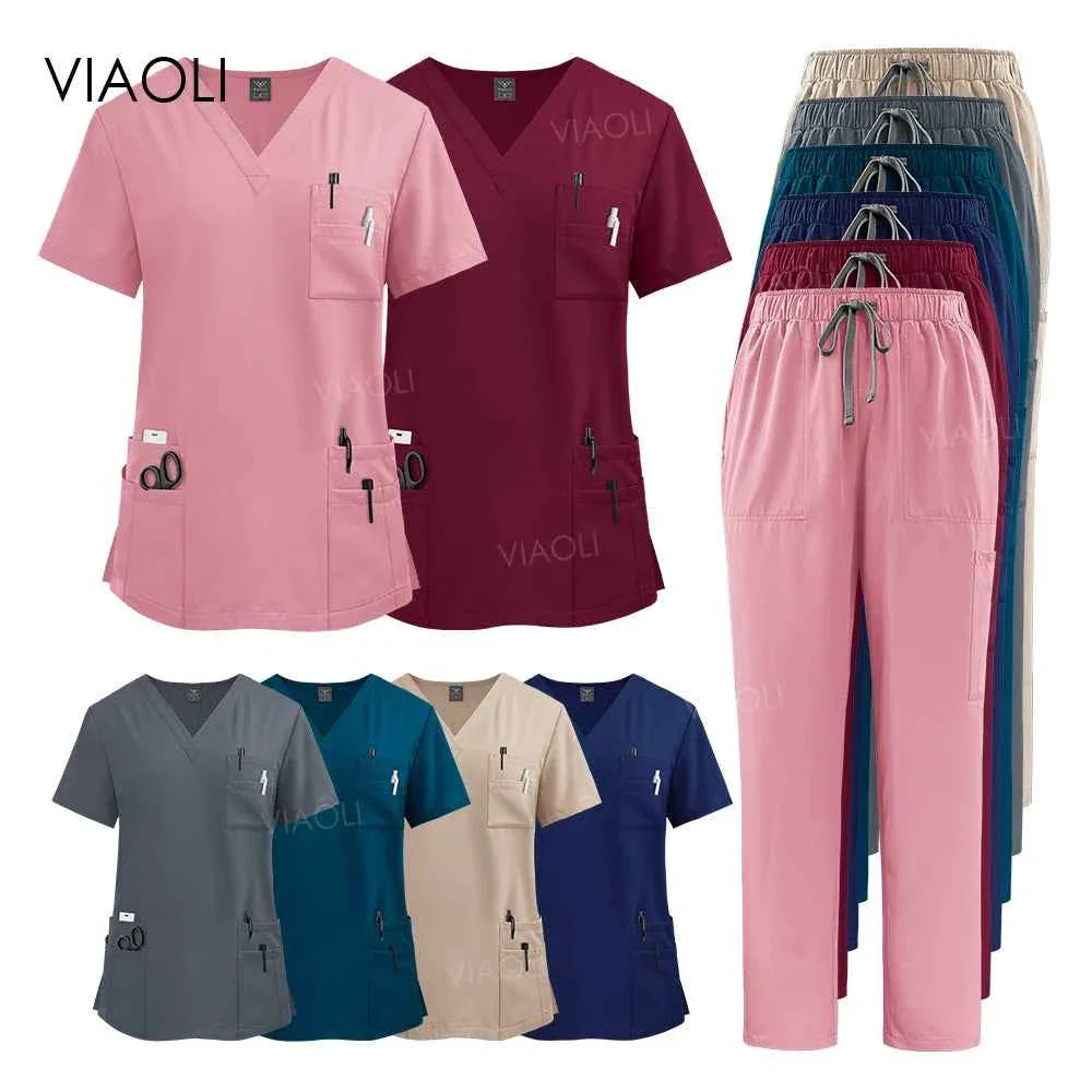 Gown chirurgicale pour femmes avec poches