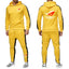 Conjunto de chándal de forro polar para hombre ROG: conjunto de jogger de color sólido