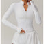 Women Zip Long Sleeve Sports Jacket