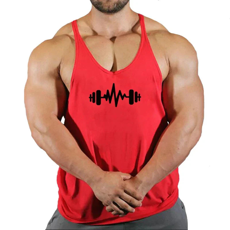 Camiseta sin mangas premium para hombres, ideal para entusiastas del fitness