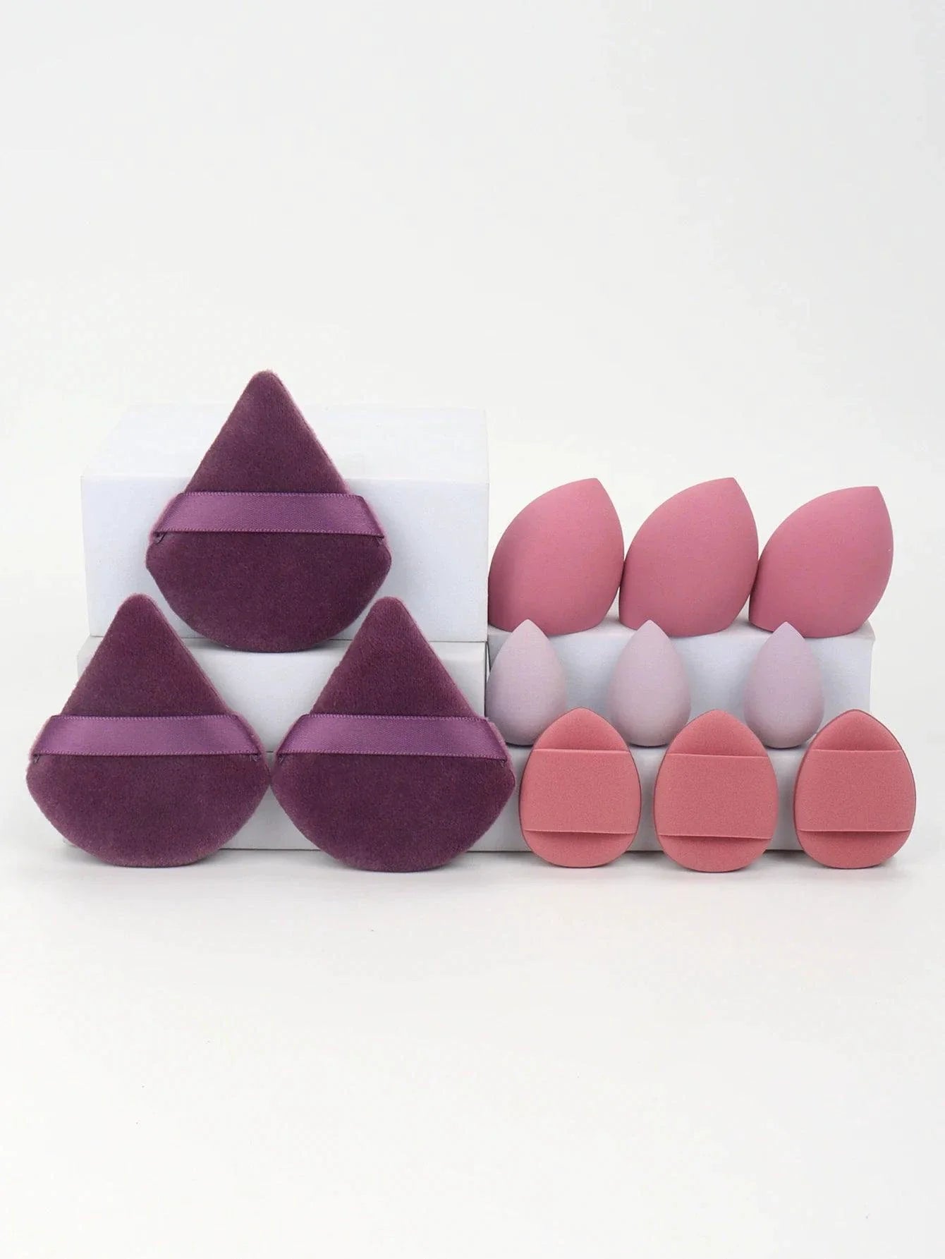 Juego de 12 Esponjas de Maquillaje Multiusos