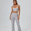 FlareLift Yoga Set: High-Waist Pants & Backless Bra