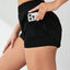 Pantalones Cortos de Yoga Falsos de Dos Piezas para Mujeres