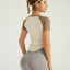 Women's Quick-Dry Compression Fit Yoga Running Tee