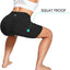 Shorts de yoga taille haute longueur genou pour femmes