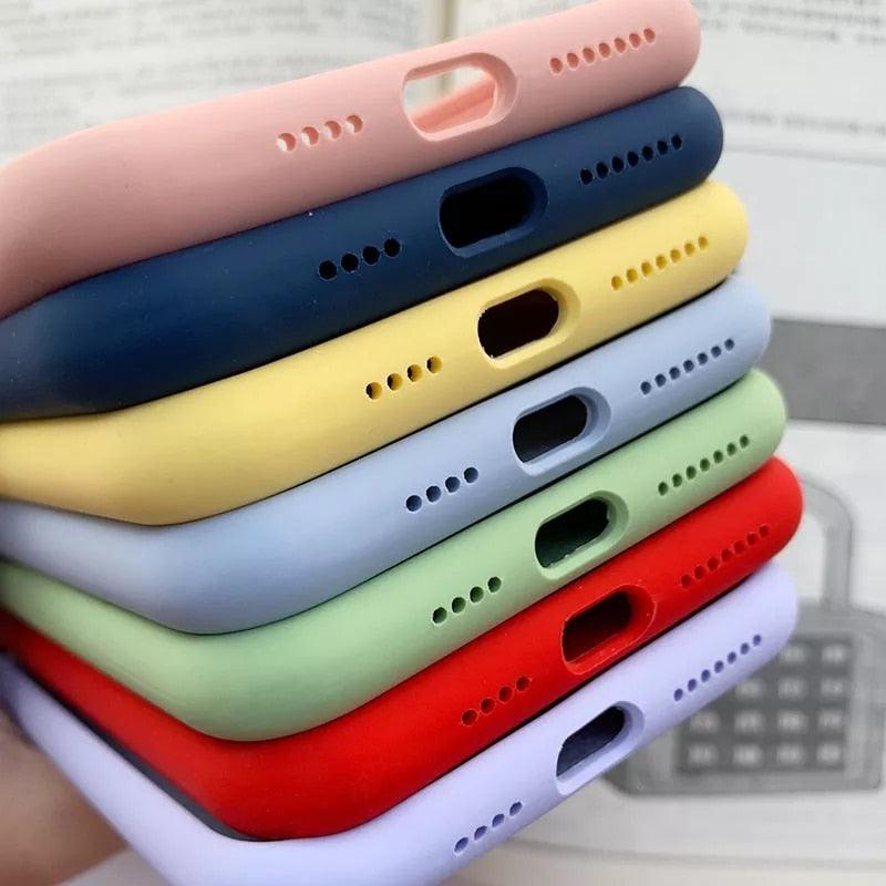 Premium Soft Silicone Phone Case for iPhone 14/13/12/11 Series