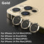 Premium 9H Tempered Glass Camera Lens Protector with Metal Ring for iPhone 14 & 13 Series - Korvel