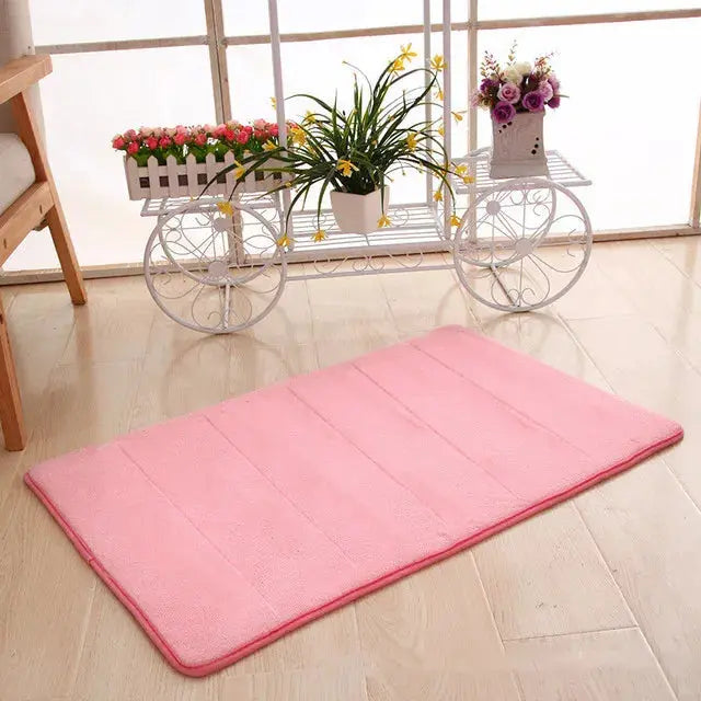 Tapis de bain en mousse à mémoire super absorbante