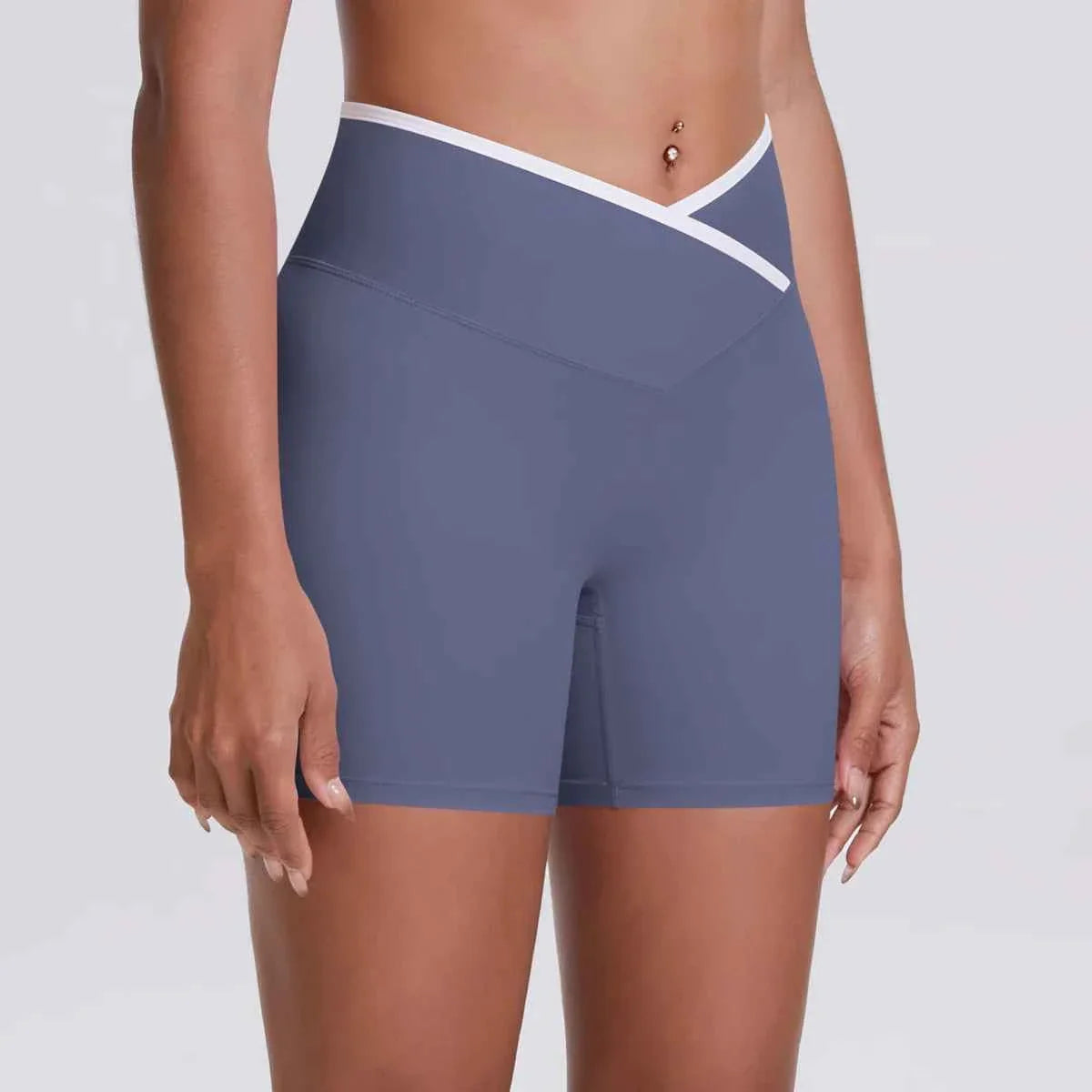 Shorts de Fitness para Mujeres con Cintura en Forma de V