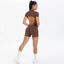 Mono sin espalda FlexiFit con cremallera - Ropa activa para mujer