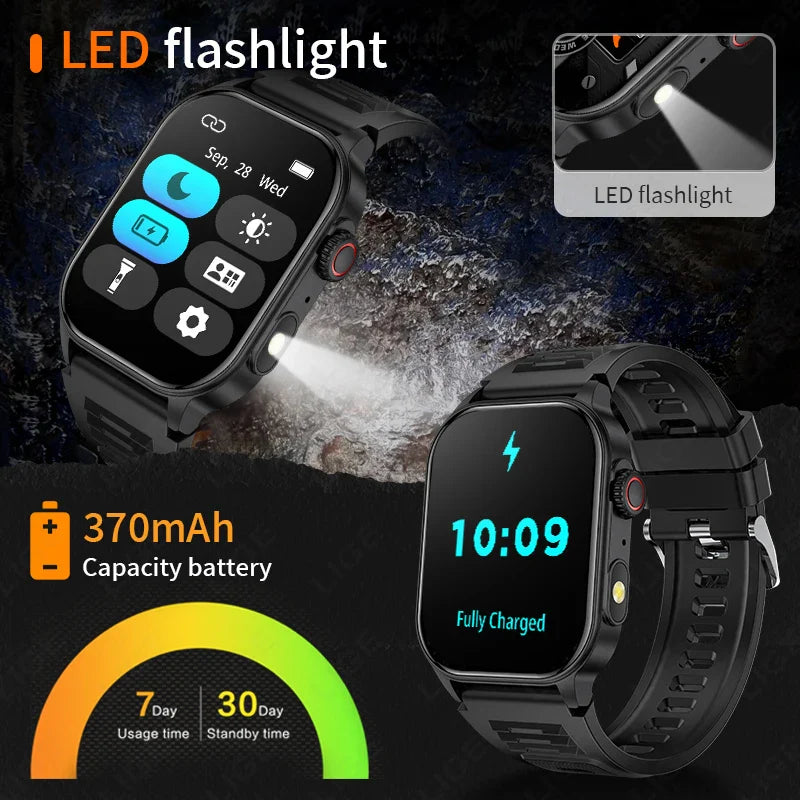 LIGE FlashSmart 2: Premium Smartwatch with HD Display