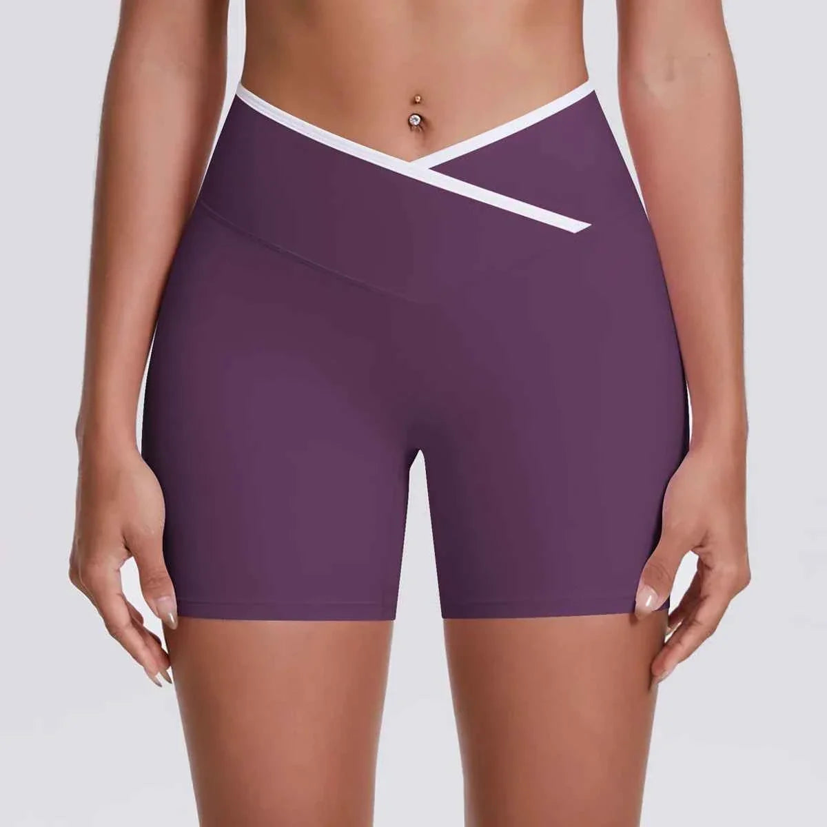 Shorts de Fitness para Mujeres con Cintura en Forma de V