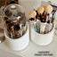 Rangement de pinceaux de maquillage de bureau élégant avec couvercle