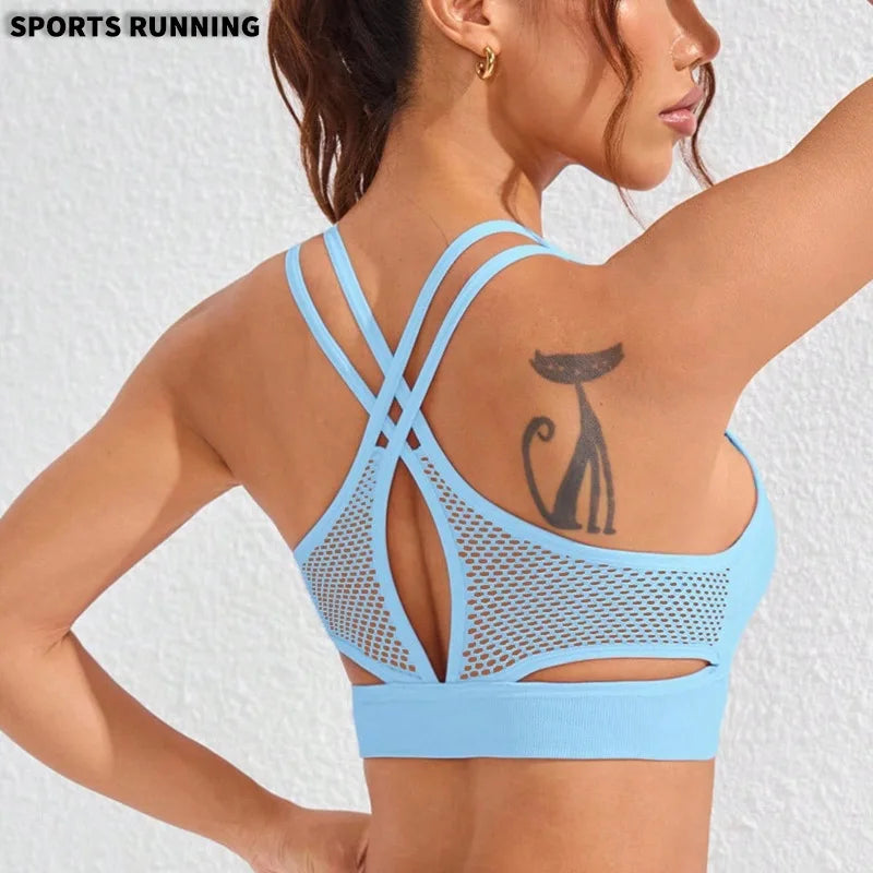 Premium Push-Up Yoga Sports Bra & Gym Crop Top
