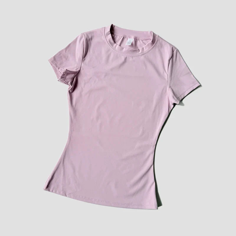 Camiseta de Yoga Sin Costuras FlexiFit para Mujeres Activas