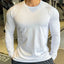 Chemise d'entraînement à manches longues pour hommes à séchage rapide pour le sport