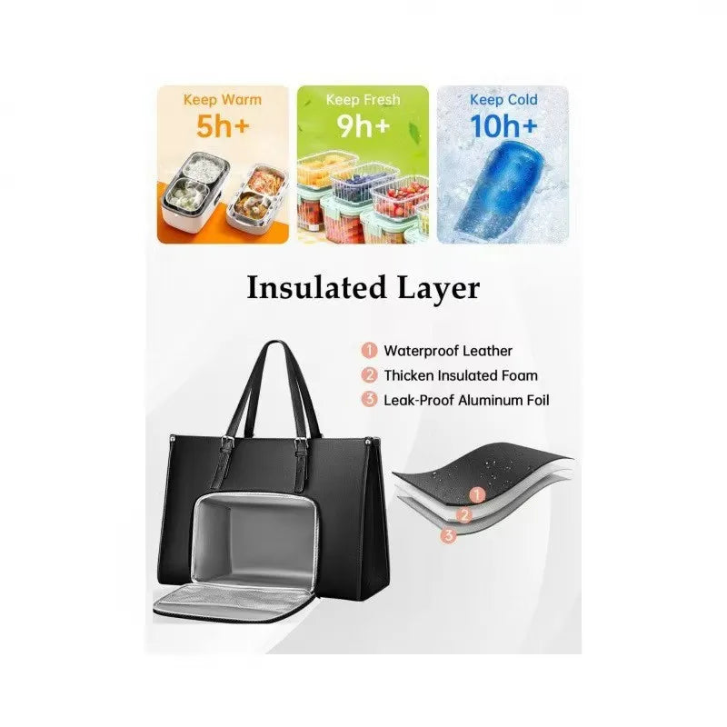 2-in-1 Insulated Travel Tote Bag for Outdoor Adventures