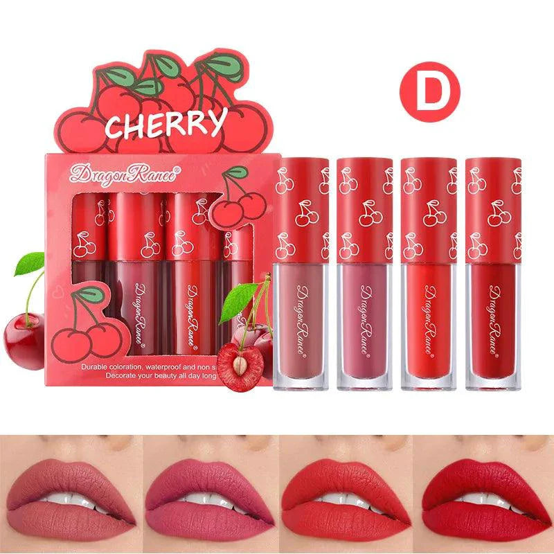 Mini Velvet Matte Lip Gloss Set - 4 Piece Collection