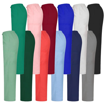 Premium Solid Color Scrubs Pants