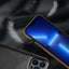 Coque de téléphone en cuir PU de luxe pour modèles d'iPhone