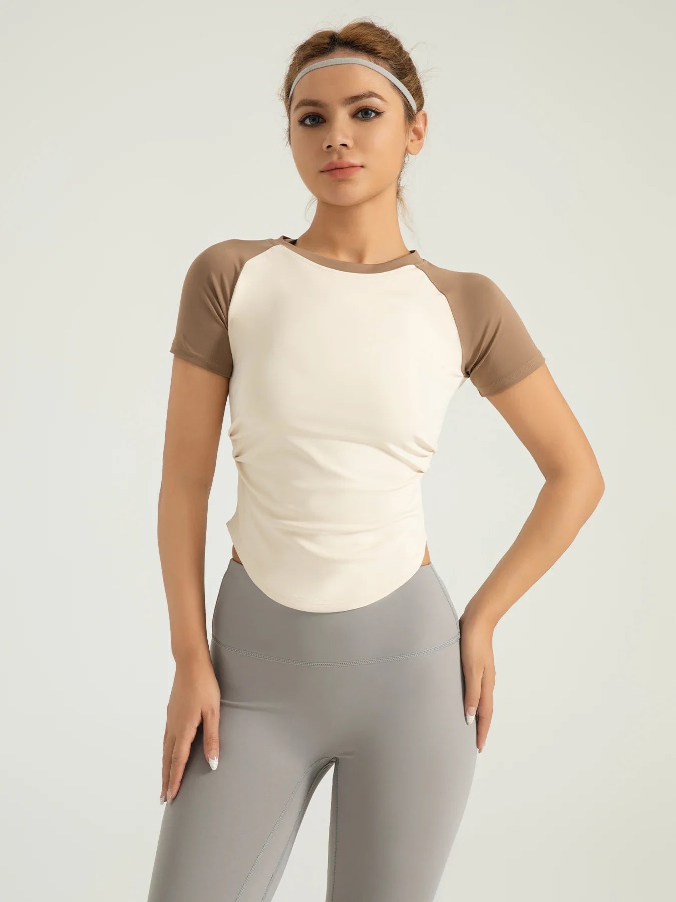 Women's Quick-Dry Compression Fit Yoga Running Tee