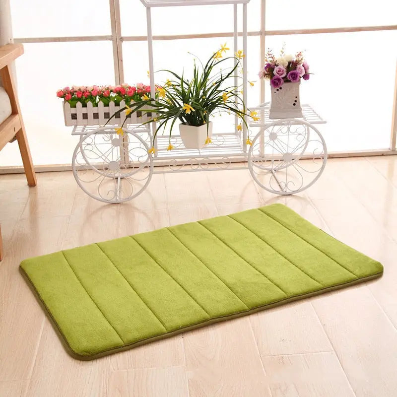 Tapis de bain en mousse à mémoire super absorbante