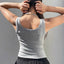 Camiseta sin mangas de punto premium para mujer