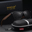 Gafas de sol polarizadas de nogal negro BARCUR para hombres