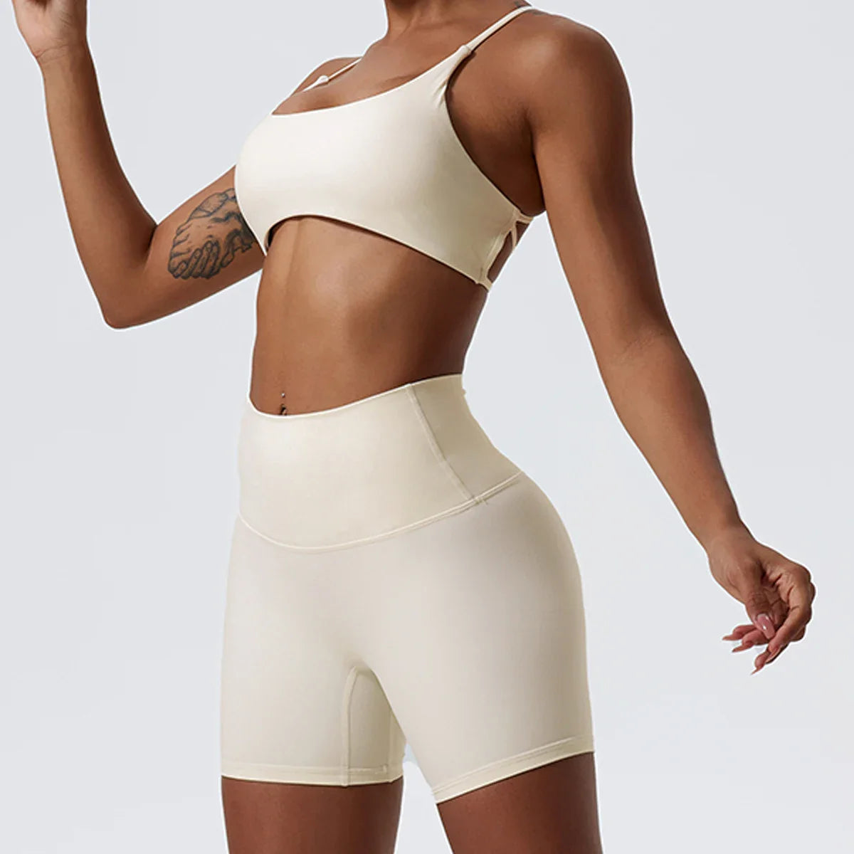 Pantalones Cortos de Yoga de Cintura Alta Ultra Cómodos
