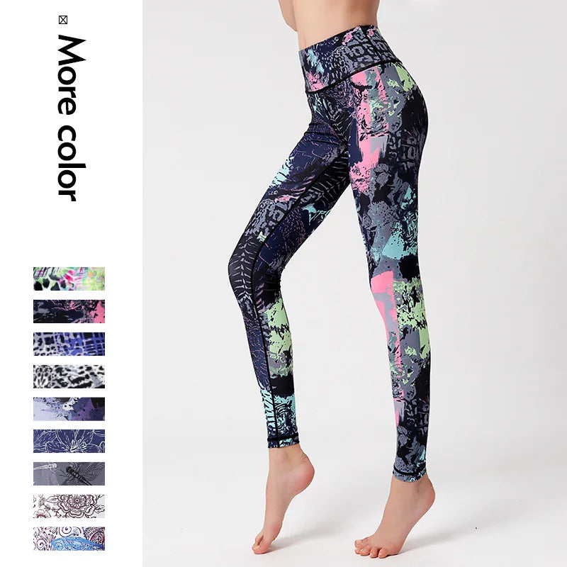 Pantalones de Yoga de Cintura Alta para Mujeres