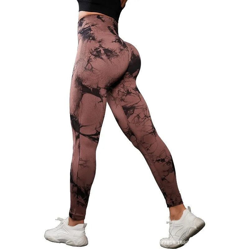 Leggings de Yoga de Cintura Alta Sin Costuras FlexFit