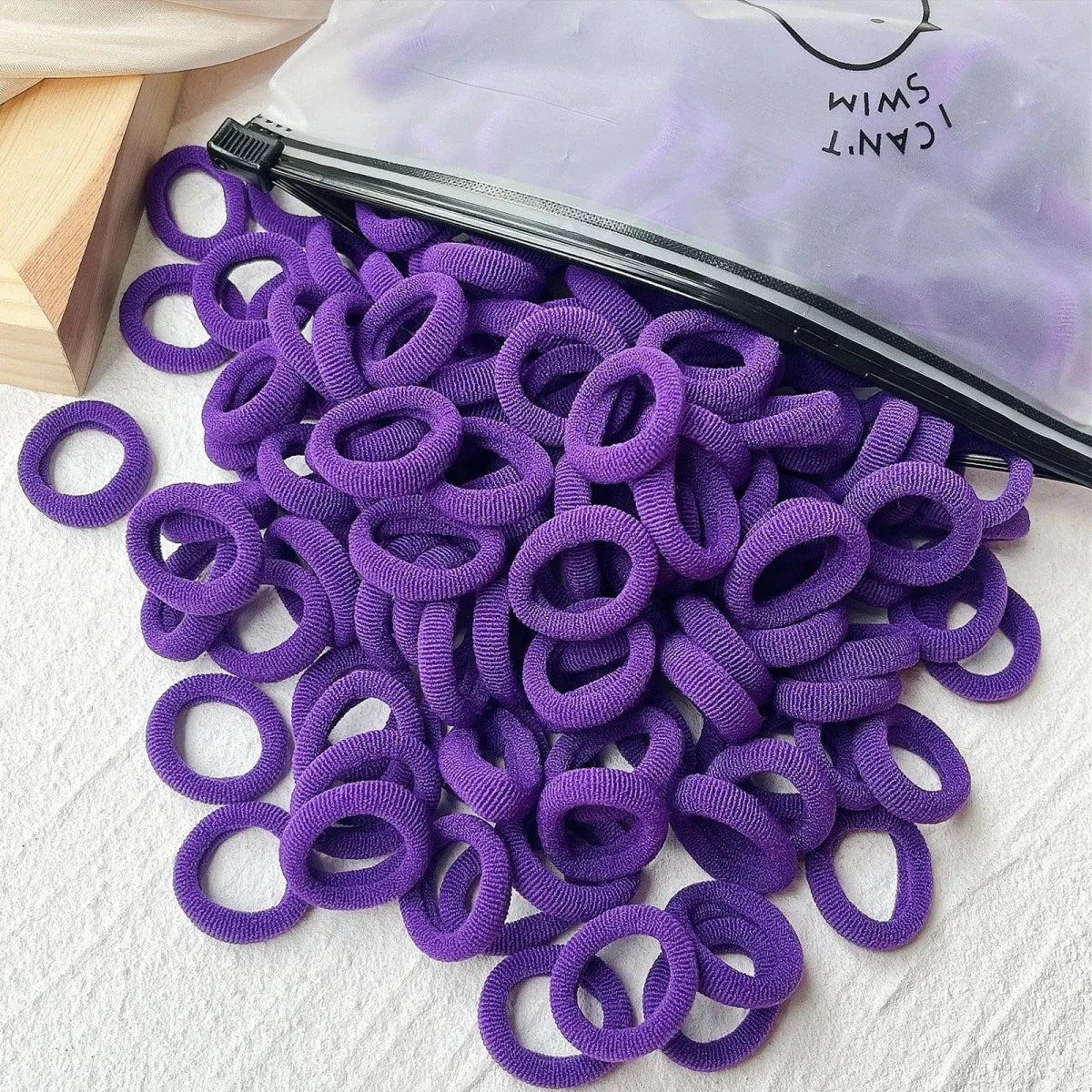Colorful Kids Elastic Hair Bands - 20/50pcs Set