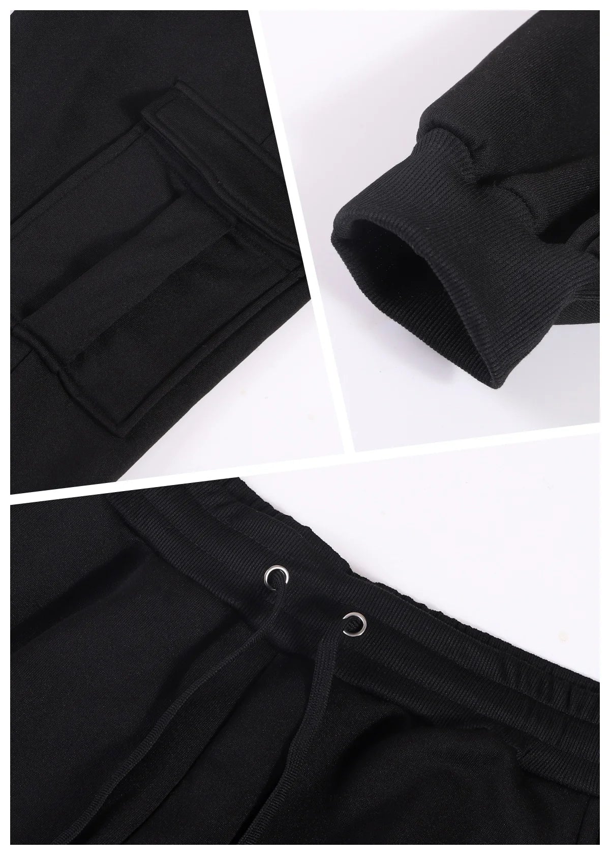 Men's Straight Fit Sweatpants with Drawstring and Pockets