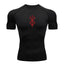 Camisa de compresión estampada para hombre - Camiseta de entrenamiento de verano